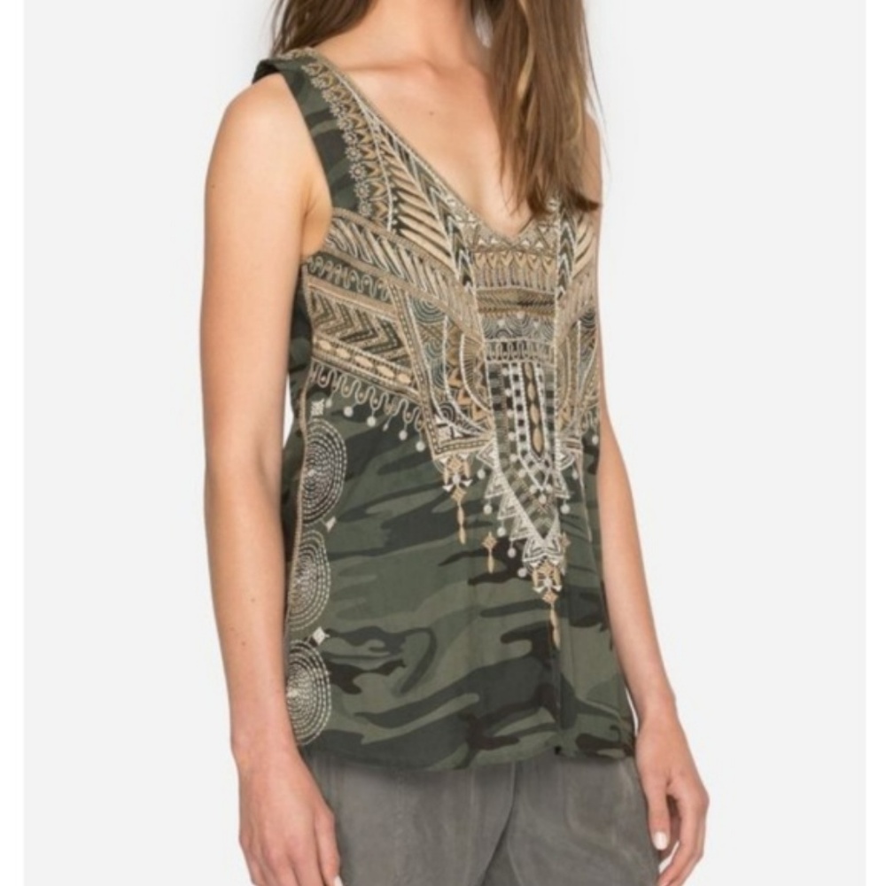 Johnny Was NEW Tank Top Tunic Women's XS≈S/M Embroidered Boho NWT - Picture 7 of 16